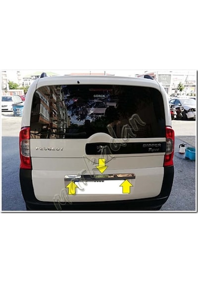 Woc Chrome Peugeot Bipper Krom Bagaj Çıtası 2008-2016 Tek Kapı Pa
