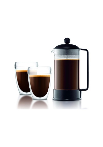 Brazil 8-cup French Press Kaffeemaschine, 34 Unzen, Schwarz Diğer