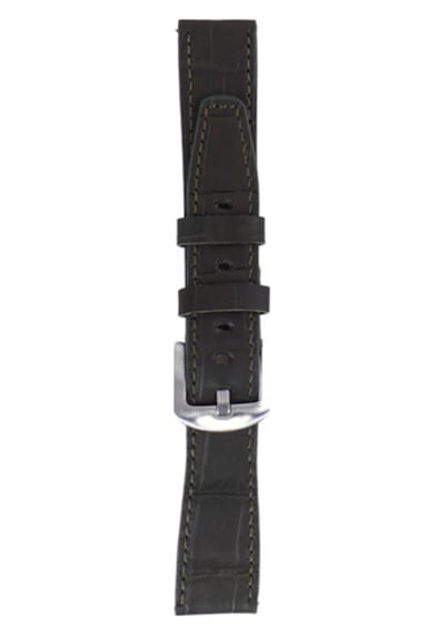 Fro Lw38-43 20 Mm Hakiki Deri Kroko Haki Kordon Siyah Toka