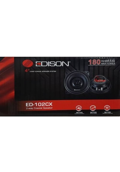 Edison Ed-102Cx 10Cm 2 Yollu Tweeter'Lı Kapı Hoparlörü