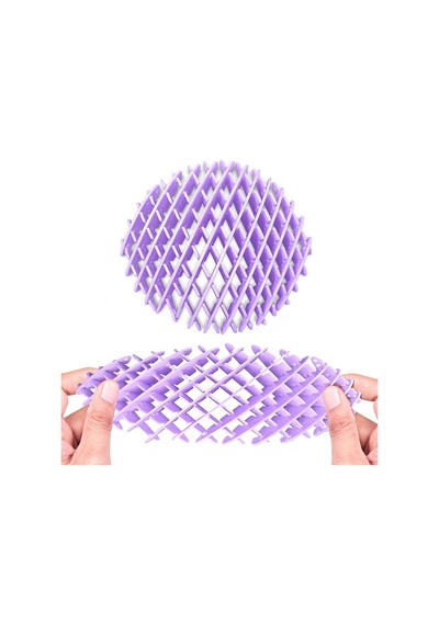 Yeni Nesil Mor Solucan Stres Oyuncağı Top Anahtarlıklı Model 2 Özellikli Vıp New Purple Fıdget Worm