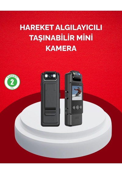Mey İthalat Mini Kamera 1080p Full Hd Taşınabilir Güvenlik Ve Kayıt Cihazı