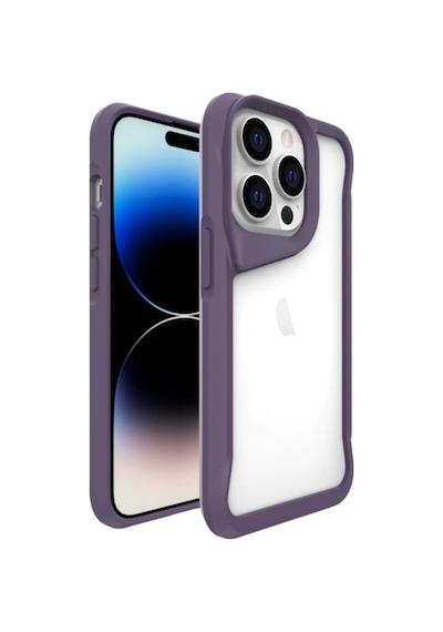 Apple Uyumlu iPhone 14 Pro Max Kılıf Zore T-max Kapak Derin Mor