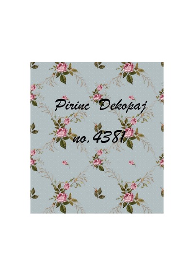 Lineart Pirinç Dekopaj 4381 Mavi - 696502715