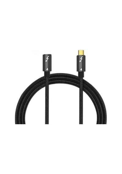 80cm Thunderbolt 4 Uzatma Kablosu 40gbps Veri Transferi, 8k 60hz Video, 100w Pd Hızlı Şarj, Örgülü Naylon, Tip C Dişi - Erkek Uzatıcı Xcu