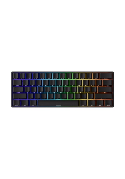 Akko Monsgeek Fun60 Pro Shine-Through Black Hall Effect Manyetik Klavye