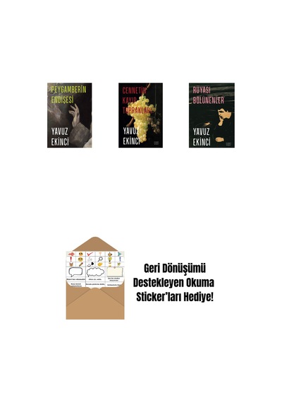 Peygamberin Endişesi + Cennetin Kayıp Toprakları + Rüyası Bölünenler + Okuma Sticker'ları