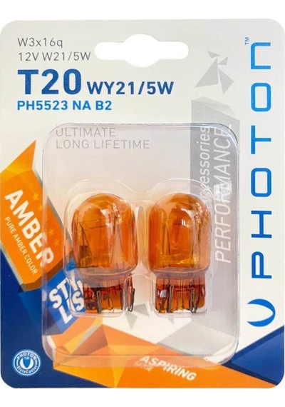 Ph 5523na T20 21/5w 12v Çift Devre Amber 2'li Blıster