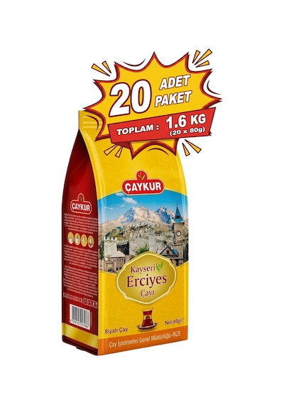 Elekaltı Kayseri Erciyes Çayı 80 Gr. Yirmili Paket
