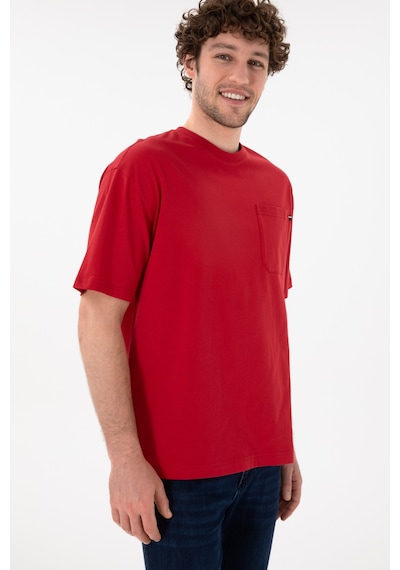 U.S. Polo Assn. Erkek Comfort Fit Bisiklet Yaka Kırmızı Tişört 50305990-VR030 U.S. Polo Assn. Erkek Comfort Fit Bisiklet Yaka Kırmızı Tişört 50305990-VR030