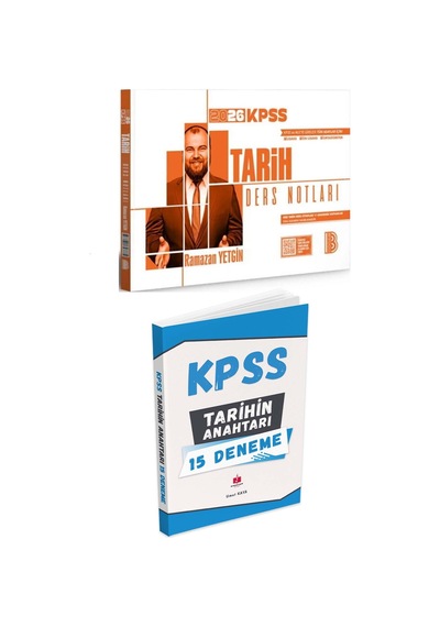 2026 Kpss'nin Anahtarı Tarih Deneme + Benim Hocam Ramazan Yetgin Tarih Ders Notları