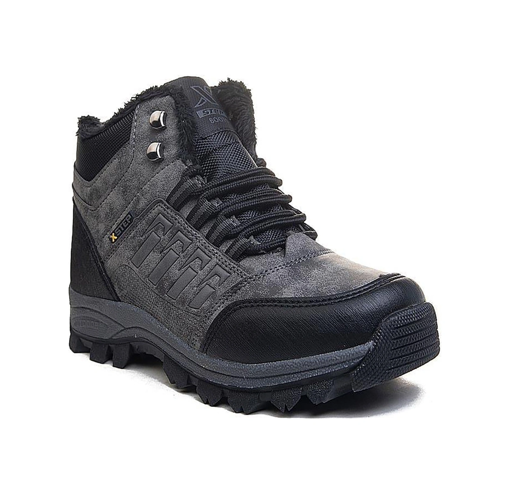 Celira Xsp Füme Outdoor Kürklü Erkek Kışlık Bot Ayakkabı Füme