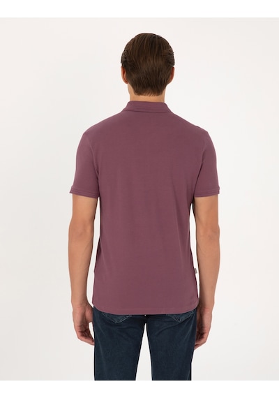 Pierre Cardin Erkek Mor Tişört Basic 50325323-vr038 Mor