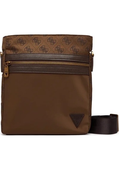 Guess Berlin Erkek Çapraz Askılı Çanta Hmbenpp6123 Kahverengi