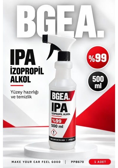 Bgea Ipa İzopropil Alkol %99 500 Ml Sprey Yüzey Temizleyici