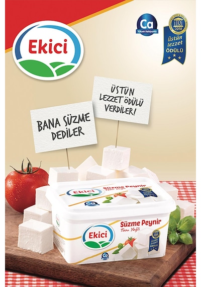 Ekici Taze Kaşar Peyniri 600 Gr + Ekici Süzme Peynir 400 Gr 2'li Lezzet Paketi