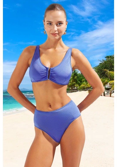 Ersefa Tasarım Bikini Takımı Uv Korumalı Ergonomik Kesim Su Sporları İçi Saks