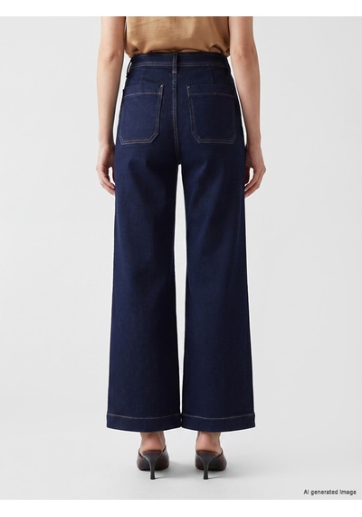 Lcwaıkıkı Classic İndigo Straigt Fit Kadın Jean Pantolon