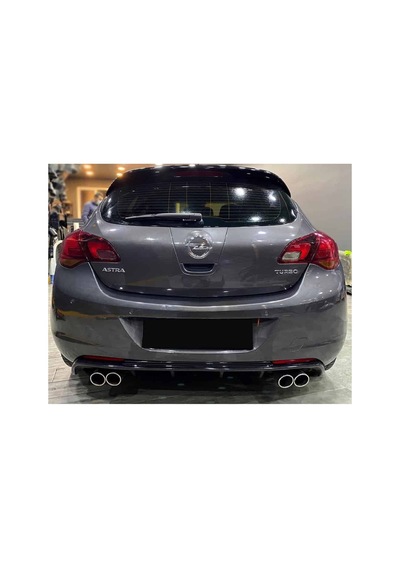 Opel Astra J Hb Rieger Difüzör Parlak Siyah Difizör 2009 2010 2011 2012 Arka+bodykit+ek+karlık