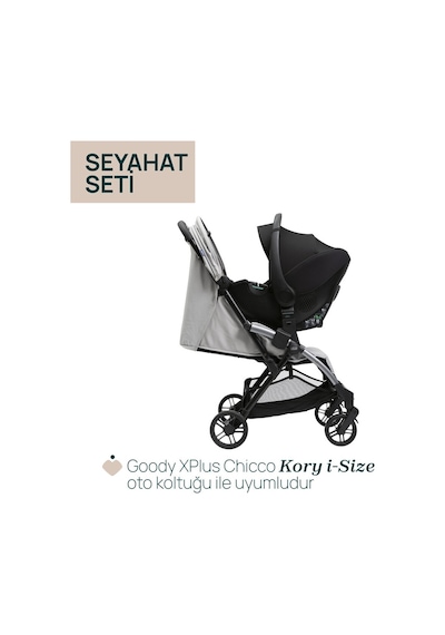 Chicco Goody Xplus Bebek Arabası Pearl Grey 00087040840000