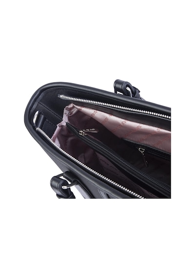 Nas Bag Kadın Omuz Çantası Spor Şık Ayarlanabilir Omuz Askılı Siyah 33x27x12 Cm siyah Siyah