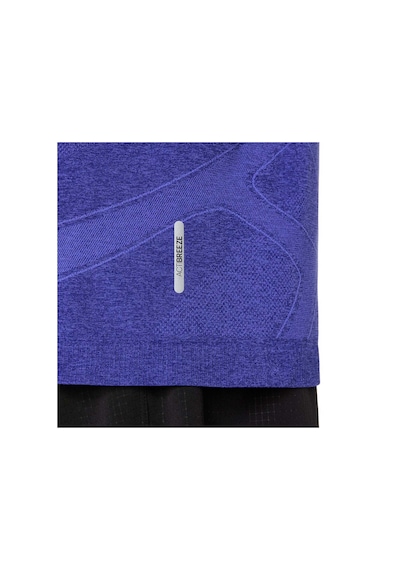 Asics Road Seamless Erkek Lacivert Koşu T-shirt 2011d355-403 Mavi