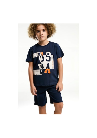 U.s. Polo Assn. Erkek Çocuk Lacivert Bermuda Takım Us2052 Lacivert