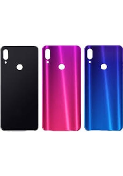 Xiaomi Uyumlu Redmi Note 7 Arka Pil Batarya Kapak Cam