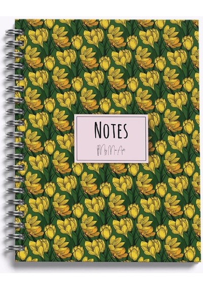 My Mia Art Magnolia-midi 14x20 Çizgili Defter Çok Renkli