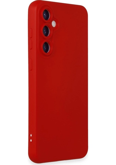 Newface - 150 - Samsung Galaxy S24 Kılıf Nano İçi Kadife Silikon - Edntrend - - Kırmızı