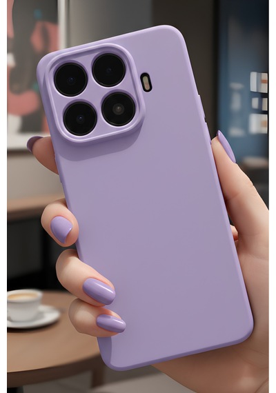 Xiaomi Mi 15t Pro İçin Uyumlu Içi Kadife Kamera Korumalı Silikon A Kalite Lansman Kapak