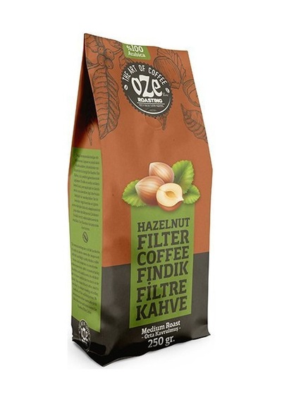Oze Aromalı Filtre Kahve Seti 5 x 250 G Makine Kağıt Filtre - Metal Filtre