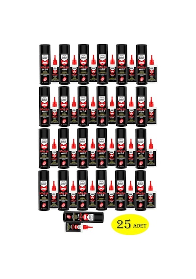 Selsil Ninja Mdf Hızlı Yapıştırıcı 25 Adet 200 ml+50 gr (1 koli)