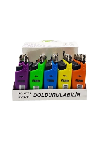 Uzayabilir & Doldurulabilir Renkli Mutfak Çakmağı 1 Adet Royaleks-ka111-0440 Çok Renkli