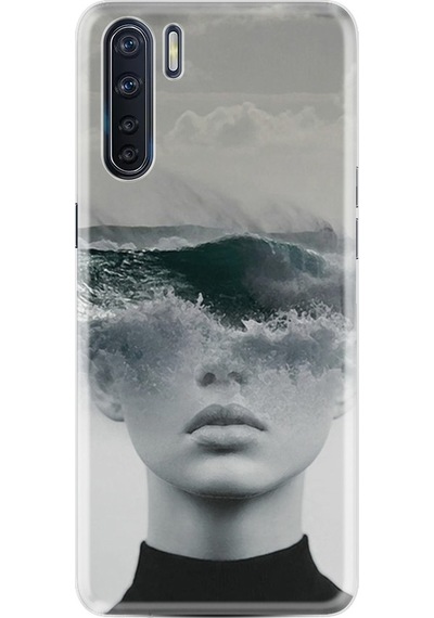 Oppo A91 Kılıf Silikon Anti Social Social Club 1361