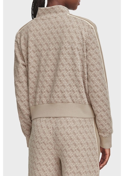 Guess 4g Allover Jacquard Sweat V6yq28k5183 Kadın Sweat V6yq28 K5183 Fnnh Bej