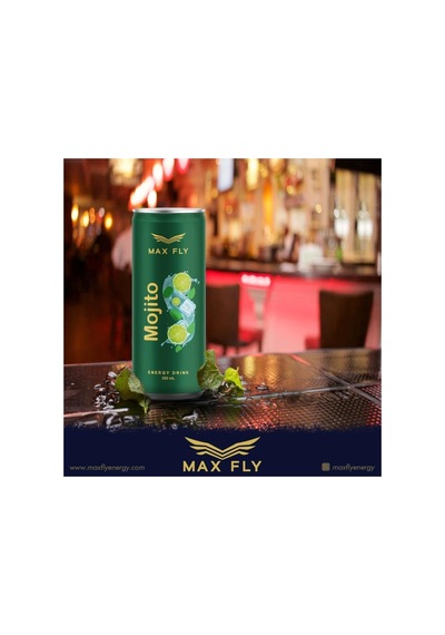 Max Fly Mojito Enerji İçeceği 250 Ml 24 Adet