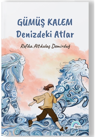 Gümüş Kalem "denizdeki Atlar"