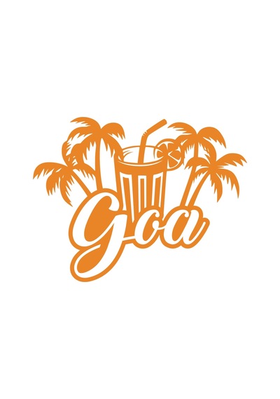 Goa Sticker 17x17 Cm Turuncu