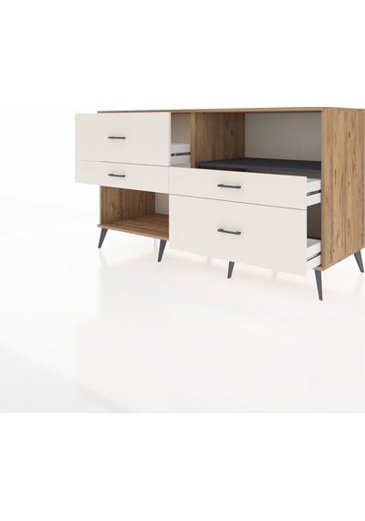 Kronos Konsol Tek Raflı 4 Çekmeceli 176x59x99 Çam-antrasit/aytaşı Antrasıt/aytası - Atlas Çam Kronos Konsol Tek Raflı 4 Çekmeceli 176x59x99 Çam-antrasit/aytaşı Antrasıt/aytası - Atlas Çam