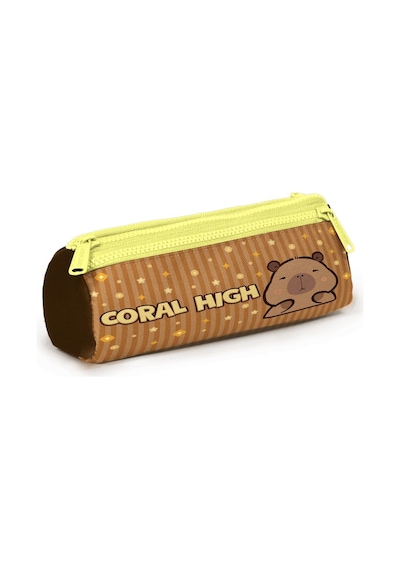 Coral High Kapibara İki Bölmeli Okul Kalem Çantası - 22099 Çok Renkli
