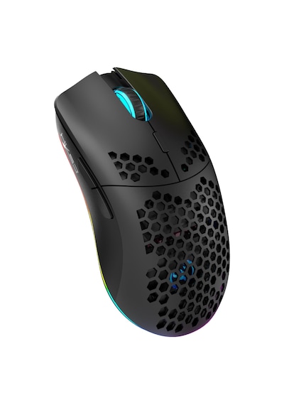 Valkyrie Kablosuz Petek Tasarım Şarjlı Gaming Mouse Rgb Aydınlatmalı 3200 Dpı Ultra Hafif Siyah -