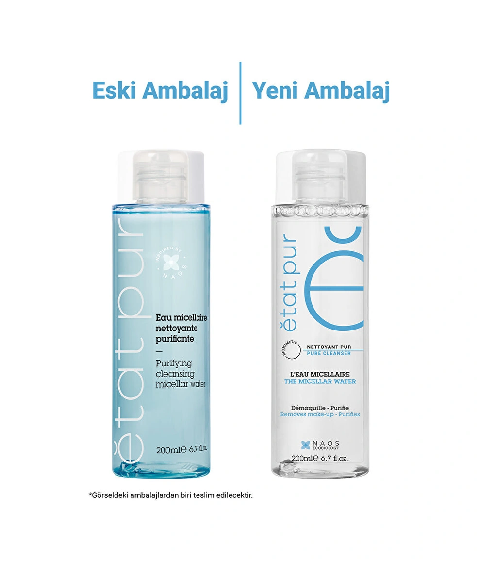 Etat Pur B02 Karma&Yağlı Ciltler İçin Makyaj Temizleme Suyu 200 ML