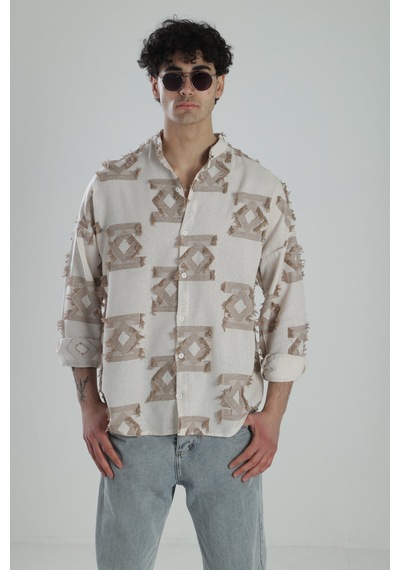 Cocopelli Kahve Desenli Vintage Pu Sku Llu Go Mlek Coc2159 Kahverengi