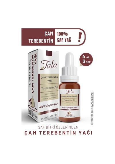 Tala Çam Terebentin Yağı %100 Saf Ve Doğal 20 ML