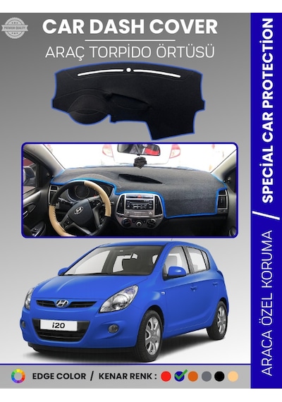Hyundai İ20 2008-2014 Torpido Örtüsü Göğüs Koruma Araca Özel Uv Koruma - 642 Stiloto