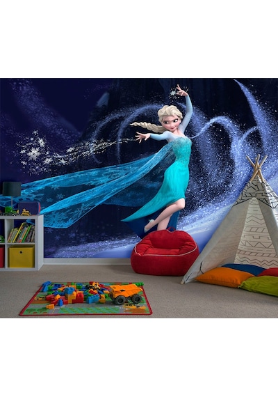 Elsa Karlar Ülkesi Duvar Kağıdı Frozen Çocuk Odaları Için (397454995)