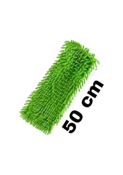 Mikrofiber Mop Yedeği, 2 Adet 50 Cm Asorti Renk, Süper Emici, Süper Yumuşak, Güçlü Temizlik B