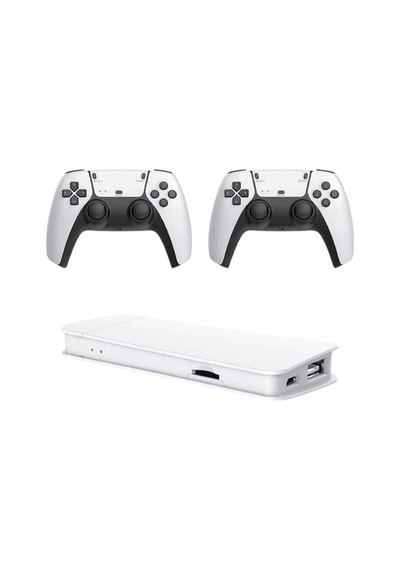2.4 Ghz Oyun Konsolu Çift Konsol 4k Ultra Hd Game Stick Mh-hs9875-5346 Beyaz