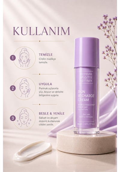 Methode Brigitte Kettner Body Essentials Skin Recharge Cream 50 Ml Yenileyici & Enerji Veren Yüz Kremi